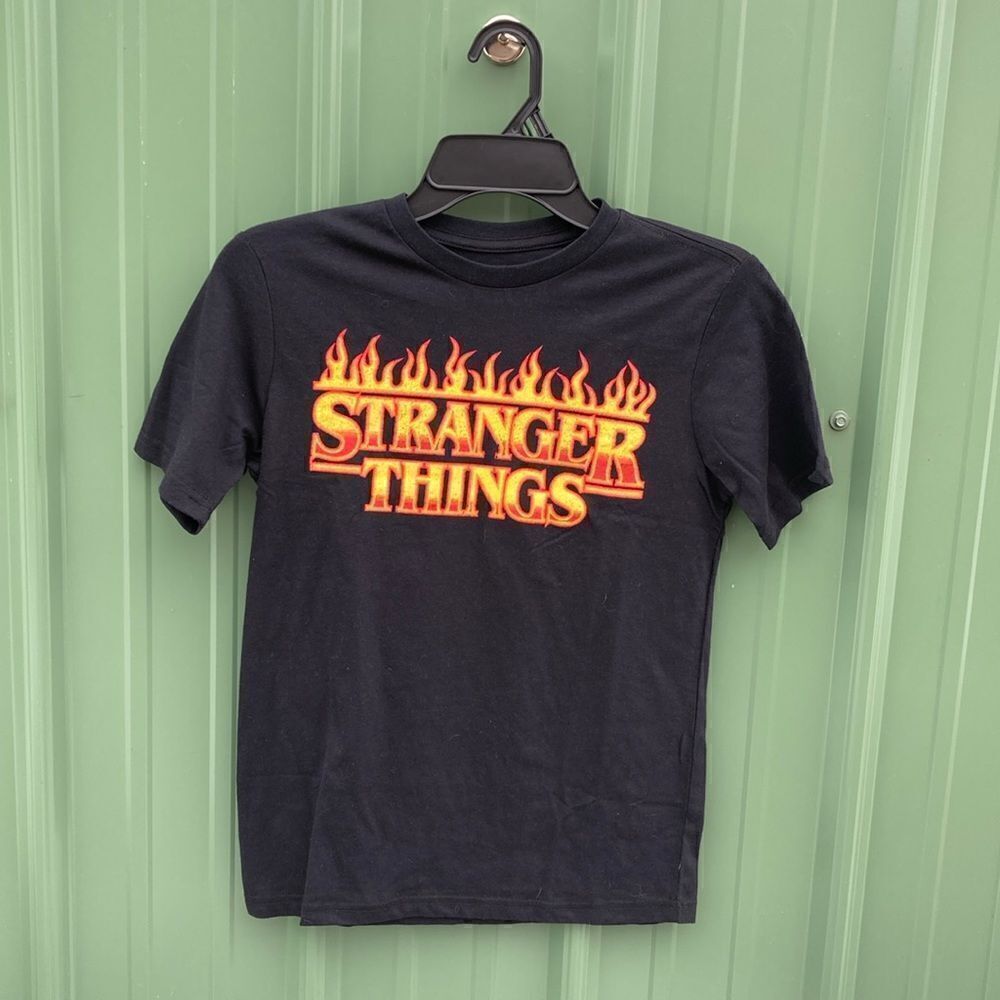 Boys Stranger Things Graphic Comfy Short Sleeve T-Shirt Size L